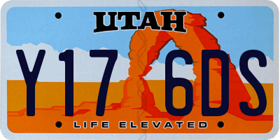UT license plate Y176DS