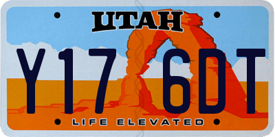 UT license plate Y176DT