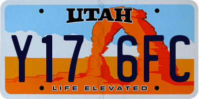 UT license plate Y176FC