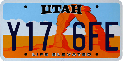 UT license plate Y176FE