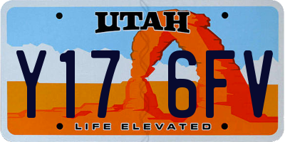 UT license plate Y176FV