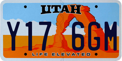 UT license plate Y176GM