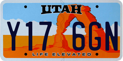 UT license plate Y176GN
