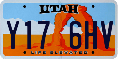 UT license plate Y176HV