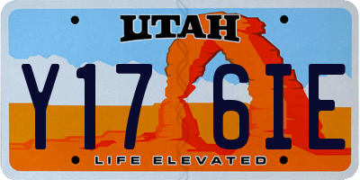 UT license plate Y176IE