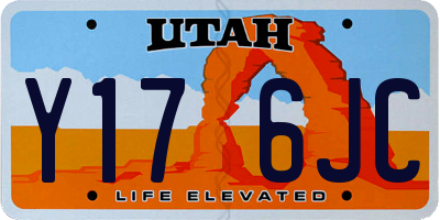 UT license plate Y176JC