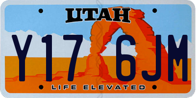 UT license plate Y176JM