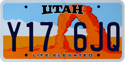 UT license plate Y176JQ