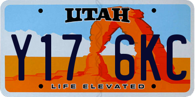 UT license plate Y176KC