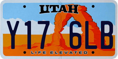 UT license plate Y176LB