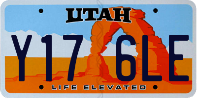 UT license plate Y176LE