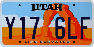 UT license plate Y176LF