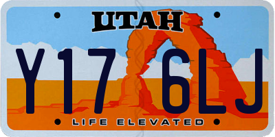 UT license plate Y176LJ