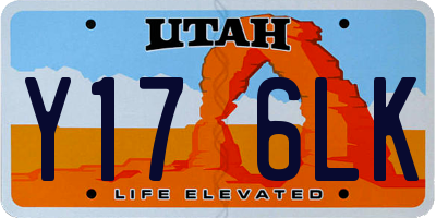 UT license plate Y176LK