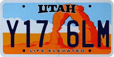 UT license plate Y176LM
