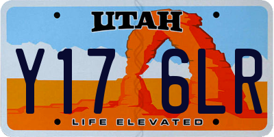 UT license plate Y176LR