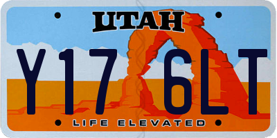 UT license plate Y176LT