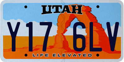 UT license plate Y176LV
