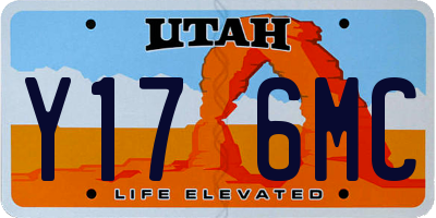 UT license plate Y176MC