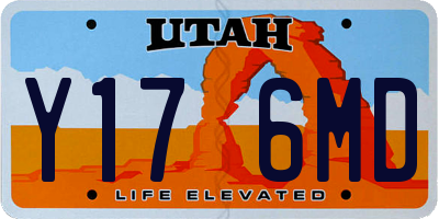 UT license plate Y176MD