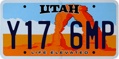 UT license plate Y176MP