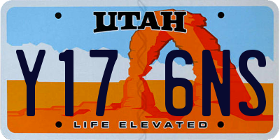 UT license plate Y176NS
