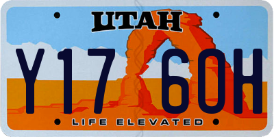 UT license plate Y176OH
