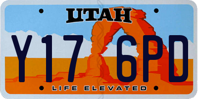 UT license plate Y176PD