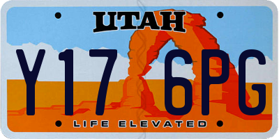 UT license plate Y176PG