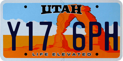 UT license plate Y176PH