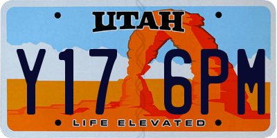 UT license plate Y176PM