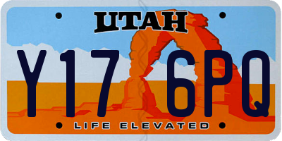 UT license plate Y176PQ