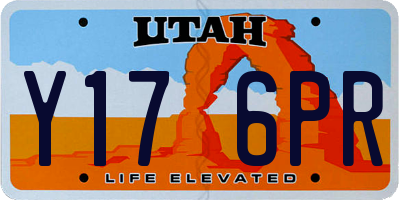 UT license plate Y176PR