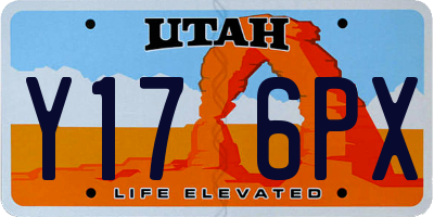 UT license plate Y176PX