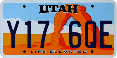 UT license plate Y176QE