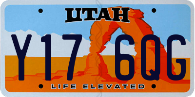 UT license plate Y176QG