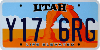 UT license plate Y176RG