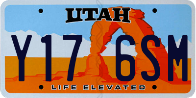UT license plate Y176SM