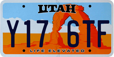 UT license plate Y176TF