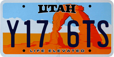 UT license plate Y176TS