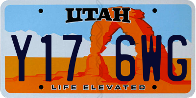 UT license plate Y176WG