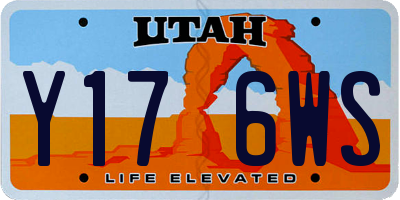 UT license plate Y176WS