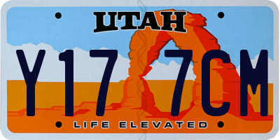 UT license plate Y177CM