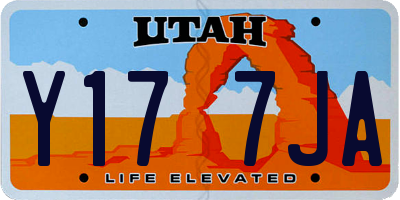 UT license plate Y177JA