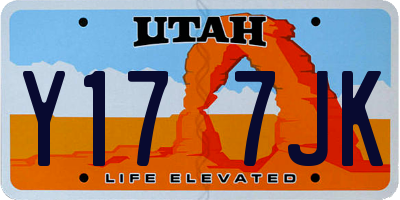 UT license plate Y177JK