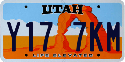 UT license plate Y177KM