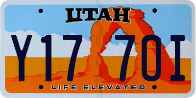 UT license plate Y177OI