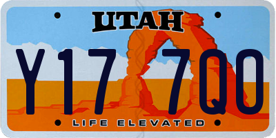 UT license plate Y177QO