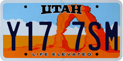 UT license plate Y177SM