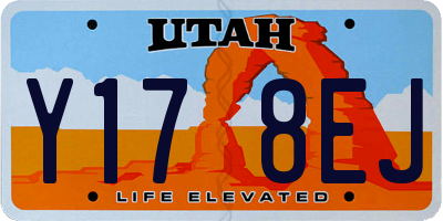 UT license plate Y178EJ